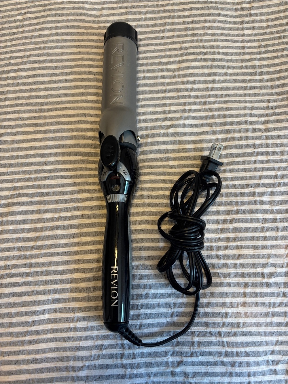 Revlon Black and Silver Curling Wand